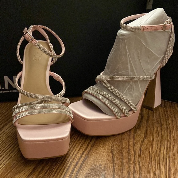 Macy’s Ritika Embellished Ankle-Strap Platform Dress Sandals - Picture 4 of 4